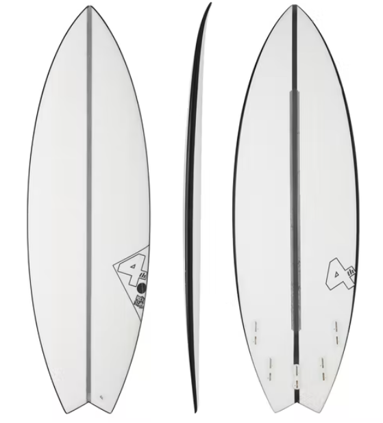 fourth surfboards rockstar front and rear